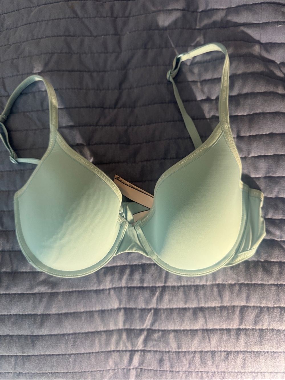 Victoria's Secret Light Blue Lightly Padded T-Shirt Bra